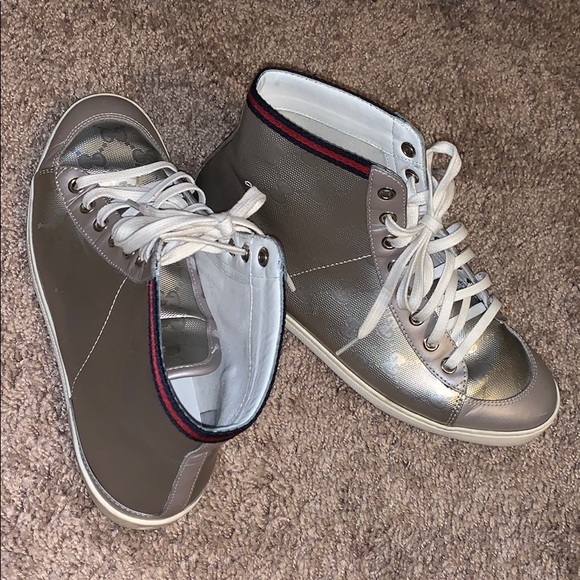 AUTHENTIC Gucci high top women sneakers - Picture 2 of 3